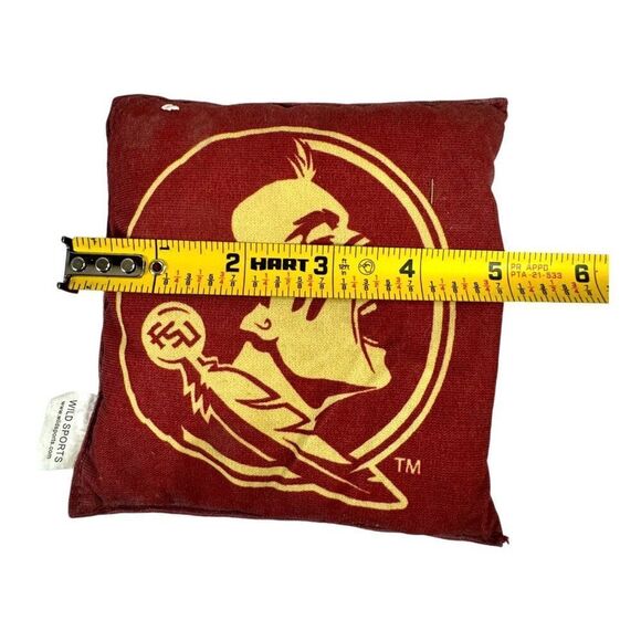 Vintage FSU Florida State Seminoles Cornhole Bean Bags Set Of 8 w/ Carrying Bag - Picture 3 of 5